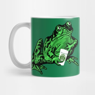 Lispe Frog with Coffee Mug